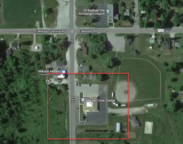Mikado Drive-In Theatre - 2022 Aerial View